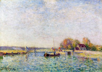 The Canal, 1884 by Alfred Sisley